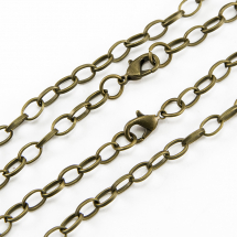 Baza do Bransoletki Żelazo 20.5cm Kolor: Brąz 5szt (13WB14747)