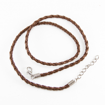 Baza do Naszyjnikasztuczna Skóra 42x0.3cm Kolor: Jasnobrązowy 5szt (13WB14751)