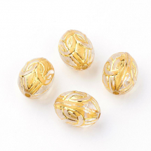 Koraliki Akrylowe "Milan" Owalny 13.5x10mm 20szt (13WB15571)