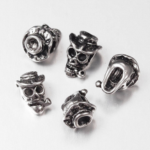 Koraliki Modułowe Charms Stal Nierdzewna, Antyczne Srebro 15х10.5х11mm, 1szt (13WB16121)