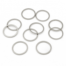 Zawieszka Łącznik Stal Nierdzewna 19,5x0,8mm 10szt (13WB16397)