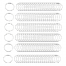 Zawieszka Łącznik Mosiądz 10x1mm Kolor: Srebrny 200szt (13WB16453)