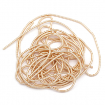 Bajorek do Haftu Figurowana Zygzak Miedź, Różowe Złoto, 1.5mm, 220cm/10g (13WB16734)