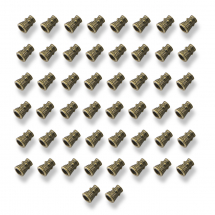 Конус Шапочки для Бусин з Металу, Колір: Бронза, Розмір: 8х6х6мм, Отвір 2мм, (13WB16749)