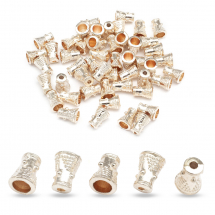 Stożek Nakładki na Koraliki Stop Metalowy 8х6х6mm Kolor: Różowe Złoto 50szt/opakowanie (13WB16752)