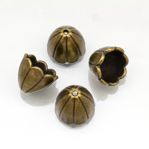 Stożek Nakładki na Koraliki Stop Metalowy 17х16mm Kolor: Bronze 4szt/opakowanie (13WB17179)