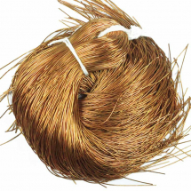 Bajorek do Haftu Miękki Miedź, Miodowy, 0.5mm, 980cm/10g (13WB17309)