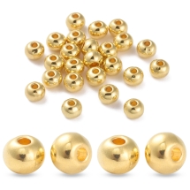 Koraliki Dystansowe Stopowy Biżuterii 5х5х4mm Złoto 50szt (13WB17422)