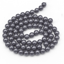 Perła Szkło Błyszczące, 12mm 70szt/84cm/sznur (Q6WB463)