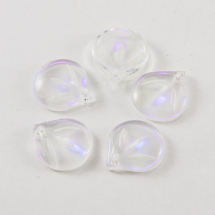 Zawieszka Szklana 15x13.5x4mm Otwór 1.2mm Kolor: Przezroczysty 5szt (13WB17477)