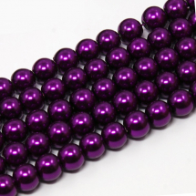 Perła Szkło Błyszczące , 8mm 56szt/45cm/sznur (13WB17620)