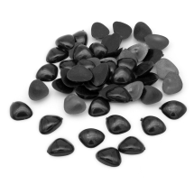 Noski do Zabawek, Plastikowe, Kolor: Czarny, 15x19.5x5.5mm, 50szt (13WB17614)