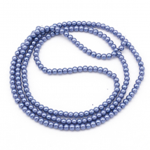 Perła Szkło Błyszczące, 4-5mm 210szt/84cm/sznur (13WB17652)