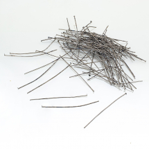 Піни Гвоздики, Плоска Капелюшок, Залізо, Колір: Збройна Сталь, Розмір: 60х0.7мм, 25г / близько 120шт, (13WB17686)