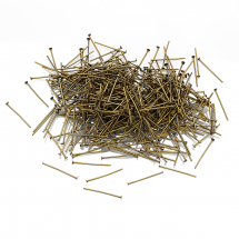 Піни Гвоздики, Залізо, Плоска Капелюшок, Колір: Бронза, Розмір: 22х0.7мм, 50г / близько 600шт, (13WB17716)