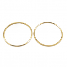 Zawieszka Łącznik Mosiądz i Pozłacany 18K 30x1mm Kolor: Złoty 2szt (13WB17830)