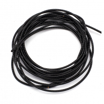 Bajorek do Haftu, Twardy, Miedź, Czarny, 1.25mm, 10g~165cm (13WB18349)