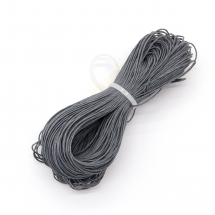 Sznurek Bawełna Woskowana 0.7mm Kolor: Ciemno Szary 60-65m/wiązka (13WB18316)