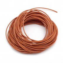 Sznurek Skóra Naturalna 1mm Kolor: Piaskowy-Brązowy 5m (13WB18535)