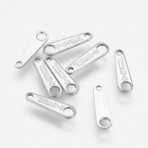 Łącznik do Łańcucha Stal Nierdzewna 10x3x0.5mm Otwór 1-1.5mm 10szt (13WB18701)