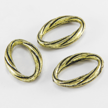 Zawieszka Łącznik Akryl 31.5x21x5mm Kolor: antyczne złoto około 24szt/25g (13WB18843)