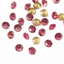 Dżety Diament Szkło Klasa A Tylne Platerowane 6-6.2mm Kolor: Róża 50szt (13WB19870)