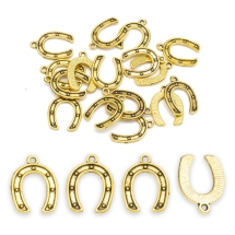 Zawieszka Stop Metalowy 15.5x11.5x1mm Otwór 1mm Kolor: Antyczne Złoto 20szt (13WB19917)