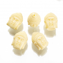 Koraliki z Żywicy 18.5x14x12mm Kolor: Jasny Cytrynowy 5szt (13WB19932)