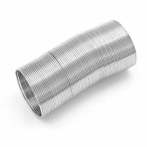 Drut z Pamięcią do Pierścionków, Stalowy, Platyna, 0.6x20mm ok. 66 żeberek/10g (13WB21184)