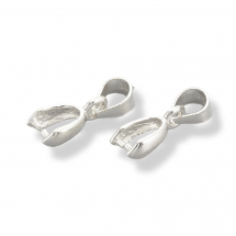 Srebro 925 Uchwyty do Zawieszek i Wisiorków, 13.5mm, 1szt (13WB21207)