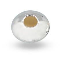 Srebro 925 Koraliki Dystansowe, Rondelle, 5x2.5mm, Otwór 1.5mm, 1szt (13WB21507)