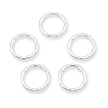 Srebro 925 Kółeczka Ogniwka Pojedyncze, Lutowane, 5x0.7mm, średnica wewnętrzna 3.5mm, 5szt (13WB21524)