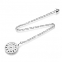 Naszyjnik Łańcuszek z Zawieszką Stal Nierdzewna Znaki Zodiaku Łańcuszek 40cm 1szt (13WB22209)