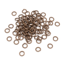 Ogniwka Pojedynczy Mosiądz 6x1mm Kolor: Miedź 220szt/25g/opakowanie (13WB22588)