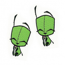 Naszywka Naprasowanka Termiczna 11.8x8.3cm Kolor: Zielony 2szt (13WB23451)