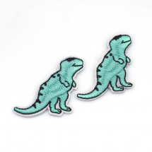 Naszywka Naprasowanka Termiczna Dinozaur 34x46x2mm Kolor: Turkusowy 2szt (13WB23473)