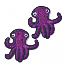 Naszywka Naprasowanka Termiczna Octopus 50x50x2mm Kolor: Fioletowy 2szt (13WB23475)