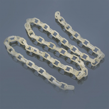 Łańcuszek Akrylowy Ręcznie Robiony 18.5x11.5x4.5mm Kolor: Pszeniczny Długość łańcuszka: 1m (13WB23670)