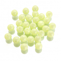 Намистини Акрил Флуоресцентні, що світяться, Круглі, Колір: Світло-зелений, Розмір: Діаметр: 12мм, Отвір 2мм, близько 26шт / 25г, (13WB23912)