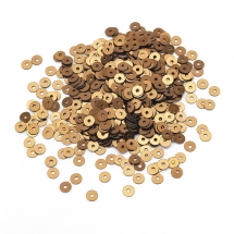 Cekiny Nieprzezroczyste Antique Metallic Indie 4mm Kolor: Brąz około 2000szt/10g (13WB24143)