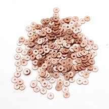 Cekiny Nieprzezroczyste Antyczne Metaliczne Indie 4mm Kolor: Różowe Złoto około 2000szt/10g (13WB24144)