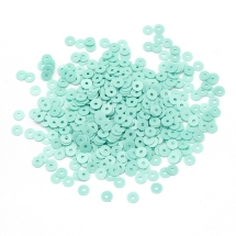 Cekiny Matowe Indie 4mm Kolor: Mięta około 1500szt/10g (13WB24171)