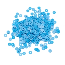 Cekiny Matowe Indie 4mm Kolor: Jasny Niebieski około 1500szt/10g (13WB24176)