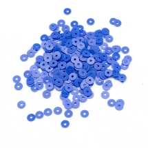 Cekiny Matowe Indie 4mm Kolor: Niebieski około 1500szt/10g (13WB24177)