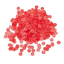 Cekiny Matowe Indie 4mm Kolor: Koral około 1500szt/10g (13WB24179)