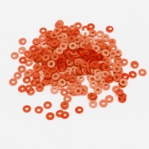 Cekiny Matowe Indie 3mm Kolor: Pomarańczowy około 2700szt/10g (13WB24191)