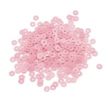 Cekiny Matowe Indie 3mm Kolor: Jasny Róż około 2700szt/10g (13WB24193)