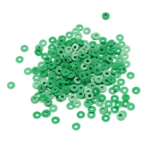 Cekiny Matowe Indie 3mm Kolor: Zielony około 2700szt/10g (13WB24196)