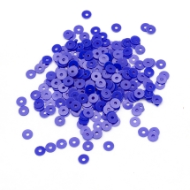 Cekiny Matowe Indie 3mm Kolor: Niebieski około 2700szt/10g (13WB24197)