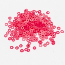 Cekiny Matowe Indie 3mm Kolor: Hot Pink około 2700szt/10g (13WB24199)